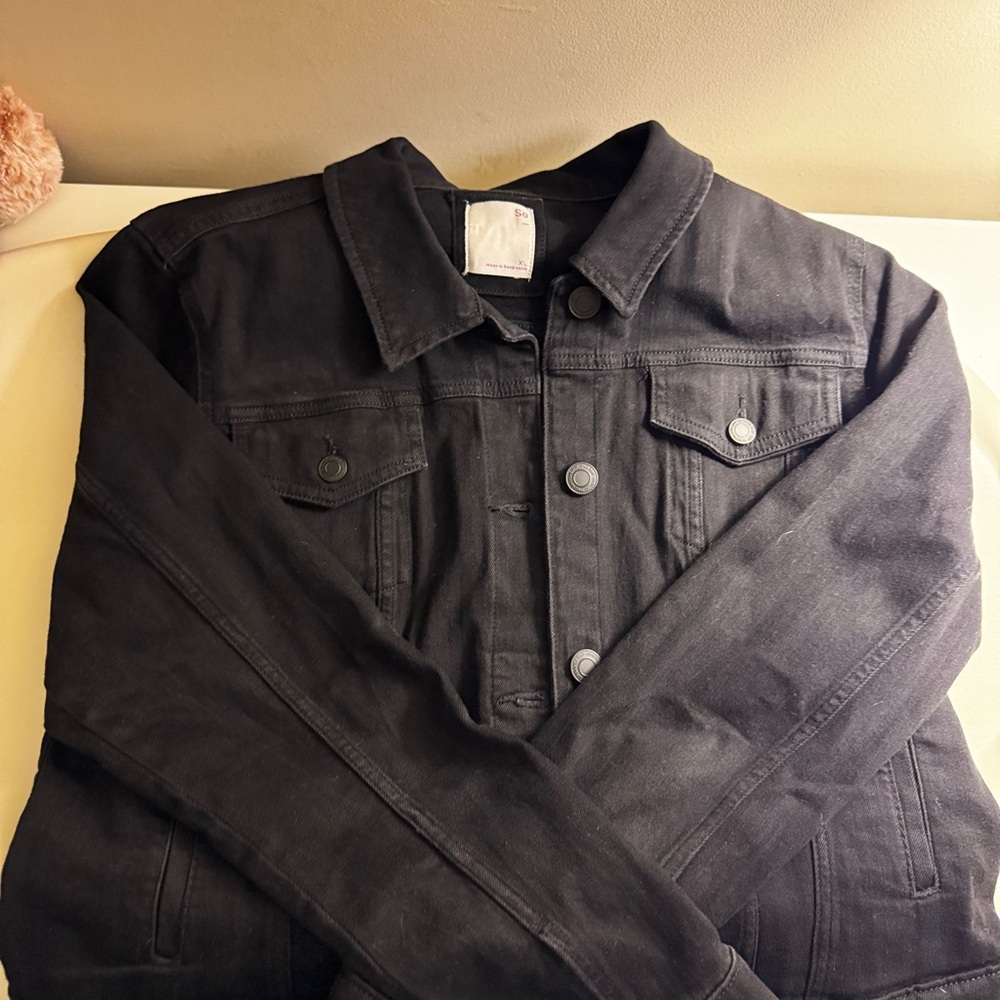 SO Black Denim Jacket